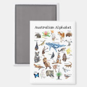 Tiere aus Australien Magnet (Vorderseite/Rückseite)