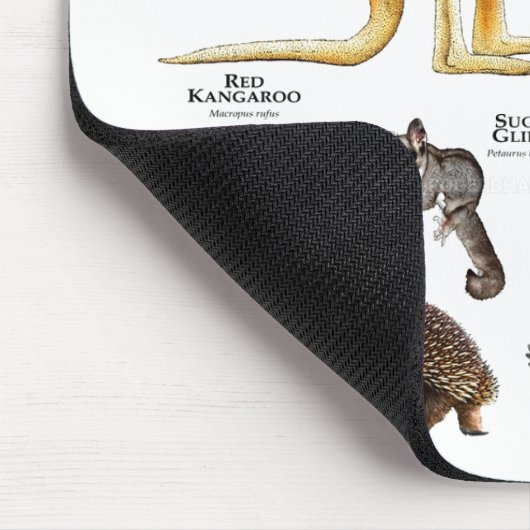 Tiere aus Australien Mousepad (Ecke)