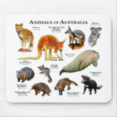 Tiere aus Australien Mousepad (Vorne)