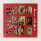 Tiere aus Australien Puzzle (Horizontal)