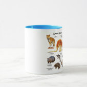Tiere aus Australien Tasse (Zentrum)