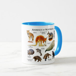 Tiere aus Australien Tasse