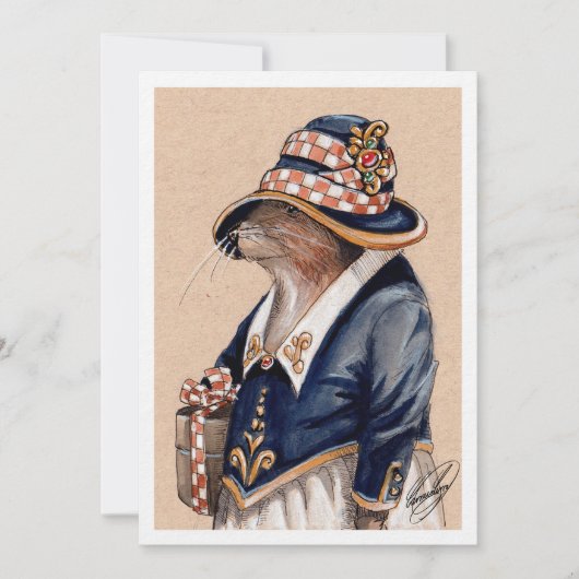 Tiere aus Big Rock: Sylvia Muskrat (Vorderseite)