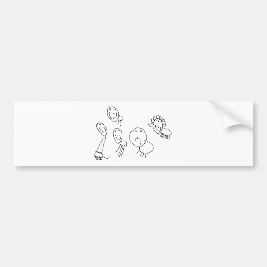 Tiere Autoaufkleber (Vorne)