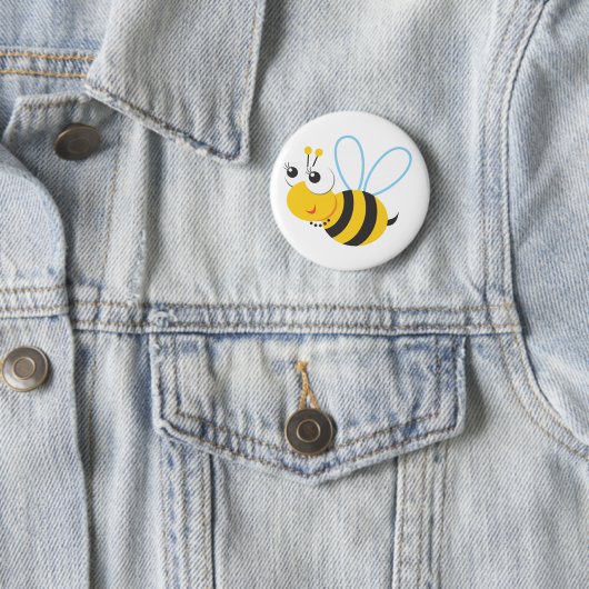 Tiere - Biene Button (Beispiel)