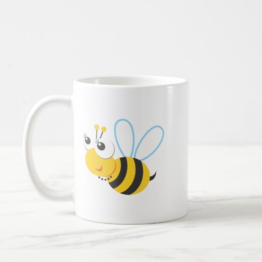 Tiere - Biene Kaffeetasse (Links)