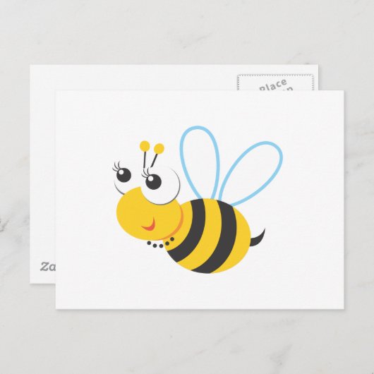 Tiere - Bienen Postkarte (Vorne/Hinten)
