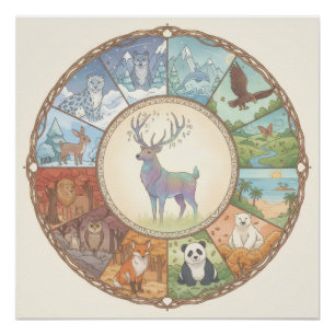 Tiere Bildposter Poster