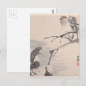 Tiere, Blume und Vögel - Ren Yi Postkarte (Vorne/Hinten)