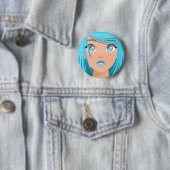 TIERE CARTOON GIRL BUTTON (Beispiel)