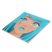 TIERE CARTOON GIRL FLIESE (Seite)