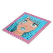 TIERE CARTOON GIRL FLIESE (Seite)