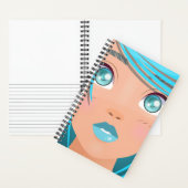 TIERE CARTOON GIRL NOTIZBLOCK (Innen)