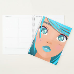 TIERE CARTOON GIRL PLANER