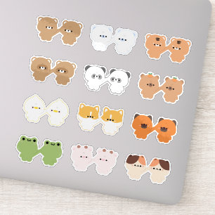 Tiere Couple Aufkleber