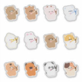 Tiere Cupid Aufkleber (Vorderseite)