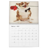 Tiere dem Kalender in der Bogen-Krawatten-2015 (Feb 2027)
