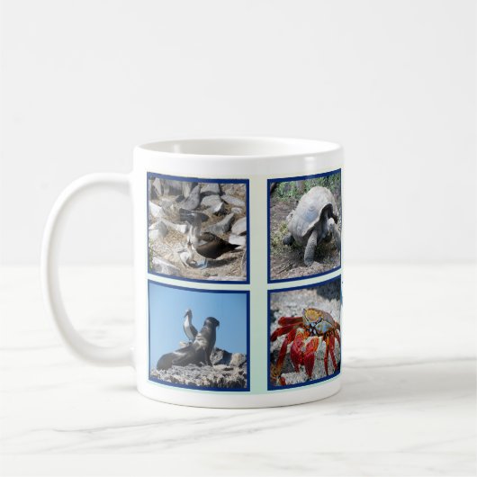 Tiere der Galapagos-Inseln Kaffeetasse (Links)