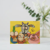 Tiere der Liebe I Postkarte (Stehend Vorderseite)