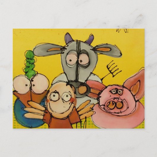 Tiere der Liebe I Postkarte (Vorderseite)