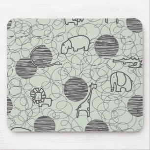 Tiere der Safari 1 Mousepad