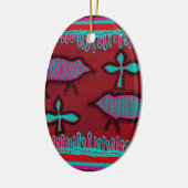 Tiere der Südwestwüste Keramikornament (Links)