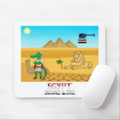 Tiere der Welt, Ägypten: Krokodil & Kamel Mousepad (Mit Mouse)