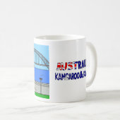 Tiere der Welt, Australien: Känguru & Koala Kaffeetasse (VorderseiteRechts)