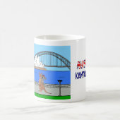 Tiere der Welt, Australien: Känguru & Koala Kaffeetasse (Mittel)