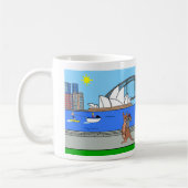 Tiere der Welt, Australien: Känguru & Koala Kaffeetasse (Links)