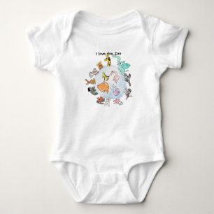 Tiere der Welt Baby Strampler