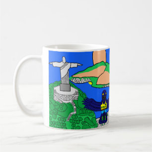 Tiere der Welt, Brasilien: Hyacinth Macaw Kaffeetasse