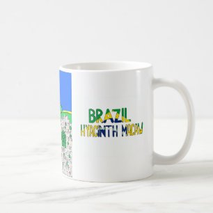 Tiere der Welt, Brasilien: Hyazinth-Ara Kaffeetasse