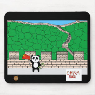 Tiere der Welt, China: Panda Mousepad