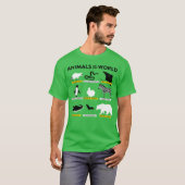 TIERE DER WELT Freunde T-Shirt (Vorne ganz)