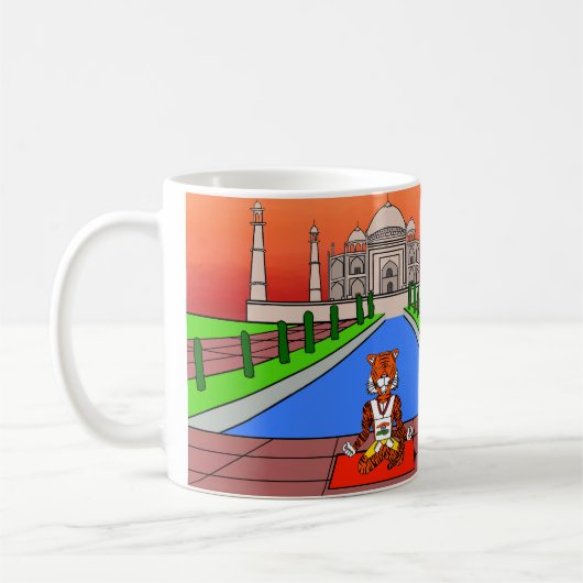 Tiere der Welt, Indien: Tiger Kaffeetasse (Links)