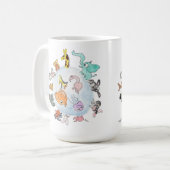 Tiere der Welt Kaffeetasse (Vorderseite Links)