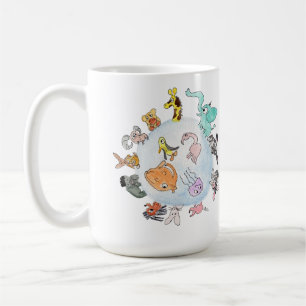 Tiere der Welt Kaffeetasse