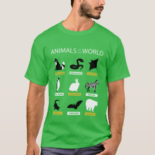 Tiere der Welt Meme seltene Tiere Mädchen T-Shirt