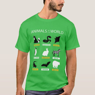 Tiere der Welt Meme seltene Tiere Mädchen T-Shirt