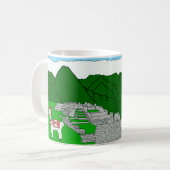 Tiere der Welt, Peru: Alpaca Kaffeetasse (Vorderseite Links)
