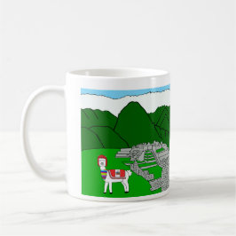 Tiere der Welt, Peru: Alpaka Kaffeetasse