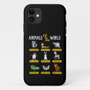 Tiere der Weltnamen Case-Mate iPhone Hülle