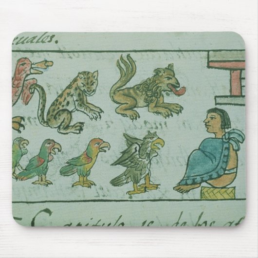 Tiere des aztekischen Kaisers Mousepad (Vorne)