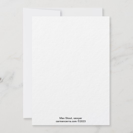 Tiere des Big Rock: Max Stout (Rückseite)