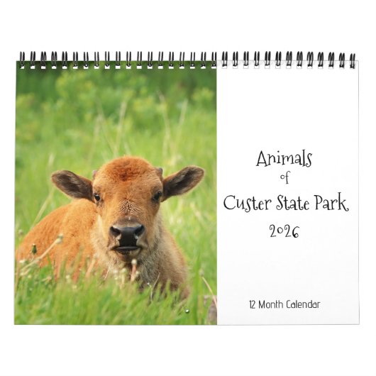 Tiere des Customer Staat Park 2026 Kalender (Titelbild)