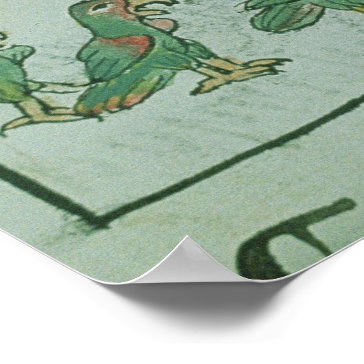 Tiere des Kaisers von Aztec Poster (Ecke)