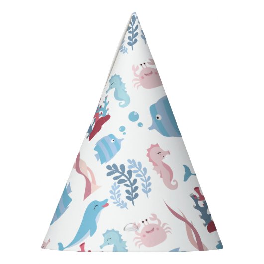 Tiere des Meers Partyhütchen (Links)