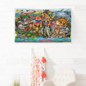 Tiere des Planeten Erde Banner (Insitu)