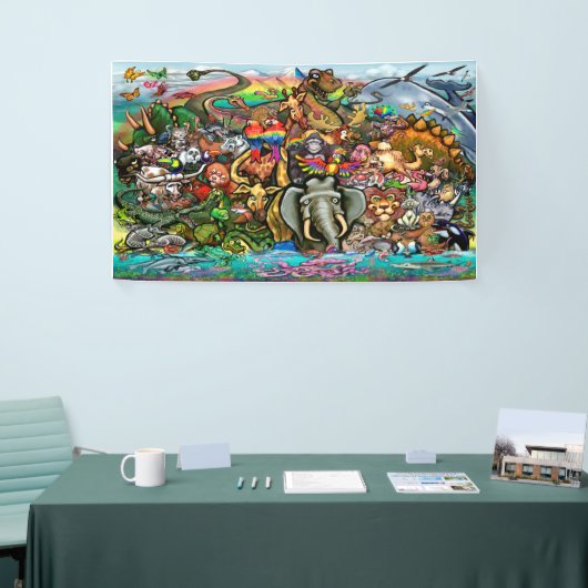 Tiere des Planeten Erde Banner (Messeveranstaltung)